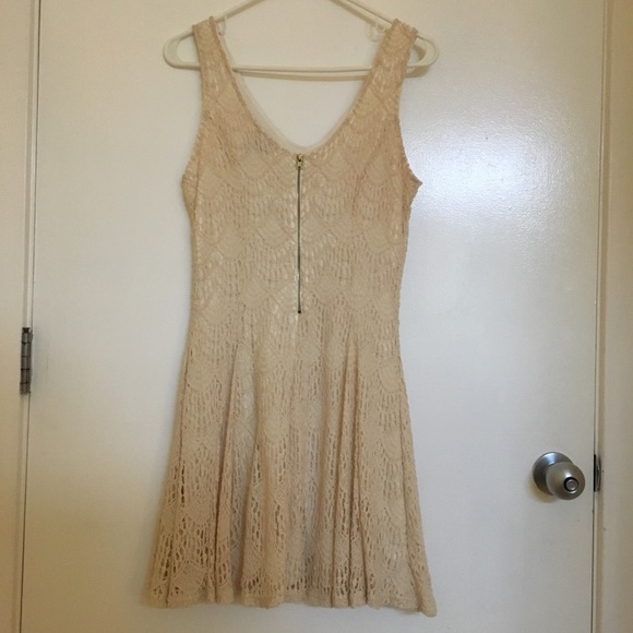 Adorable Cream Crochet Bar III Dress - Picture 3 of 5